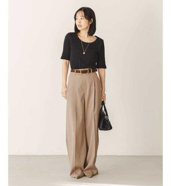 NOBLE「《追加予約》ULTIMAコットンラウンドネックT」|Tシャツ・カットソー|