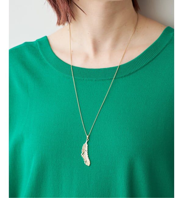 Spick and Span「gren by M / グリンバイエム 別注フェザートップネックレス*」|ネックレス|