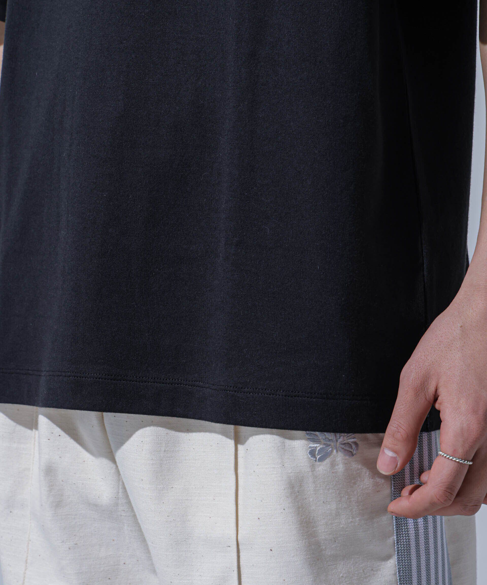 nano･universe「Anti Soaked(R)汗染み防止 クルーネックビッグT」|Tシャツ・カットソー|