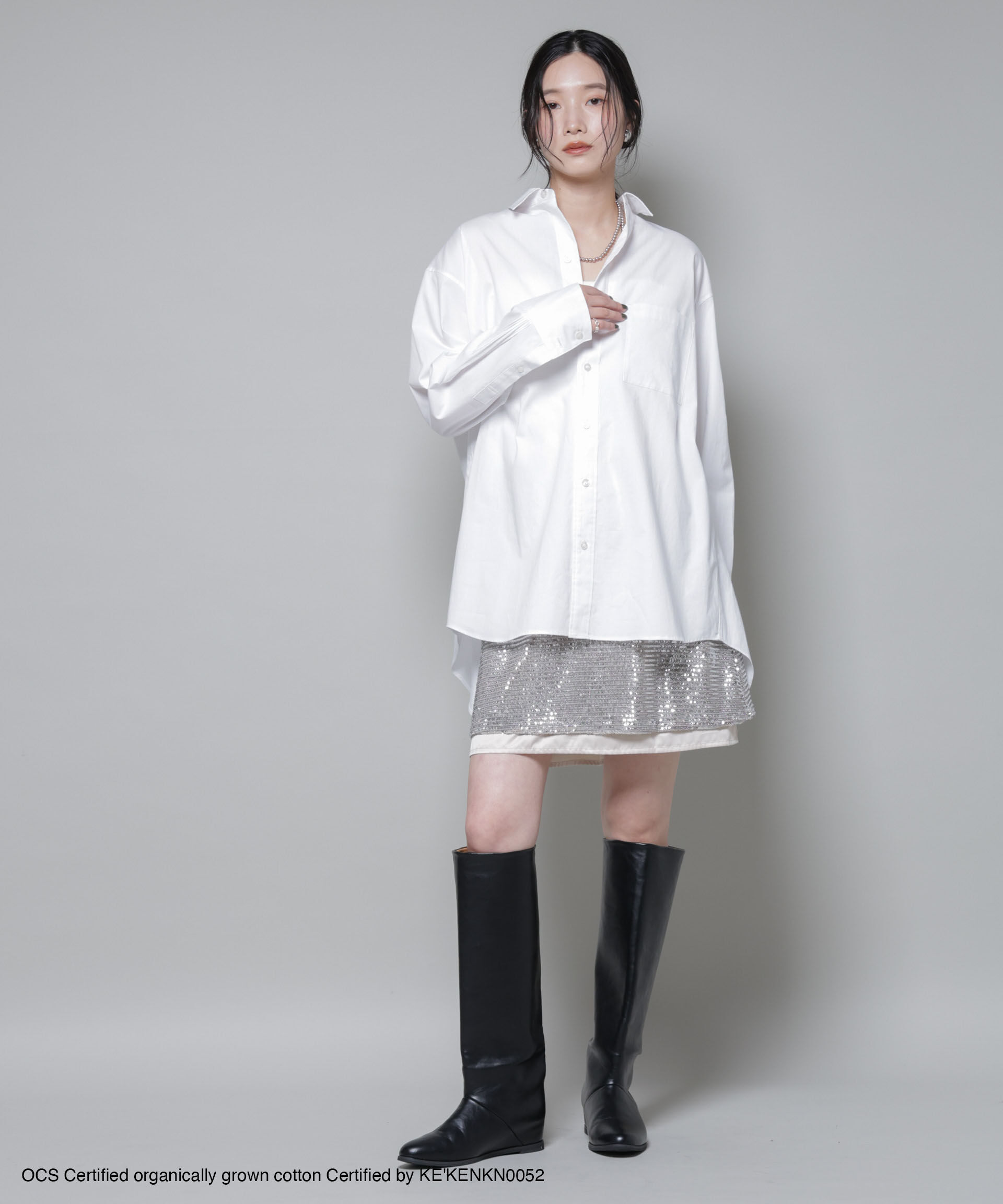 nano･universe「オーガニックコットンオックスフォードシャツ ( OCS )」|シャツ・ブラウス|