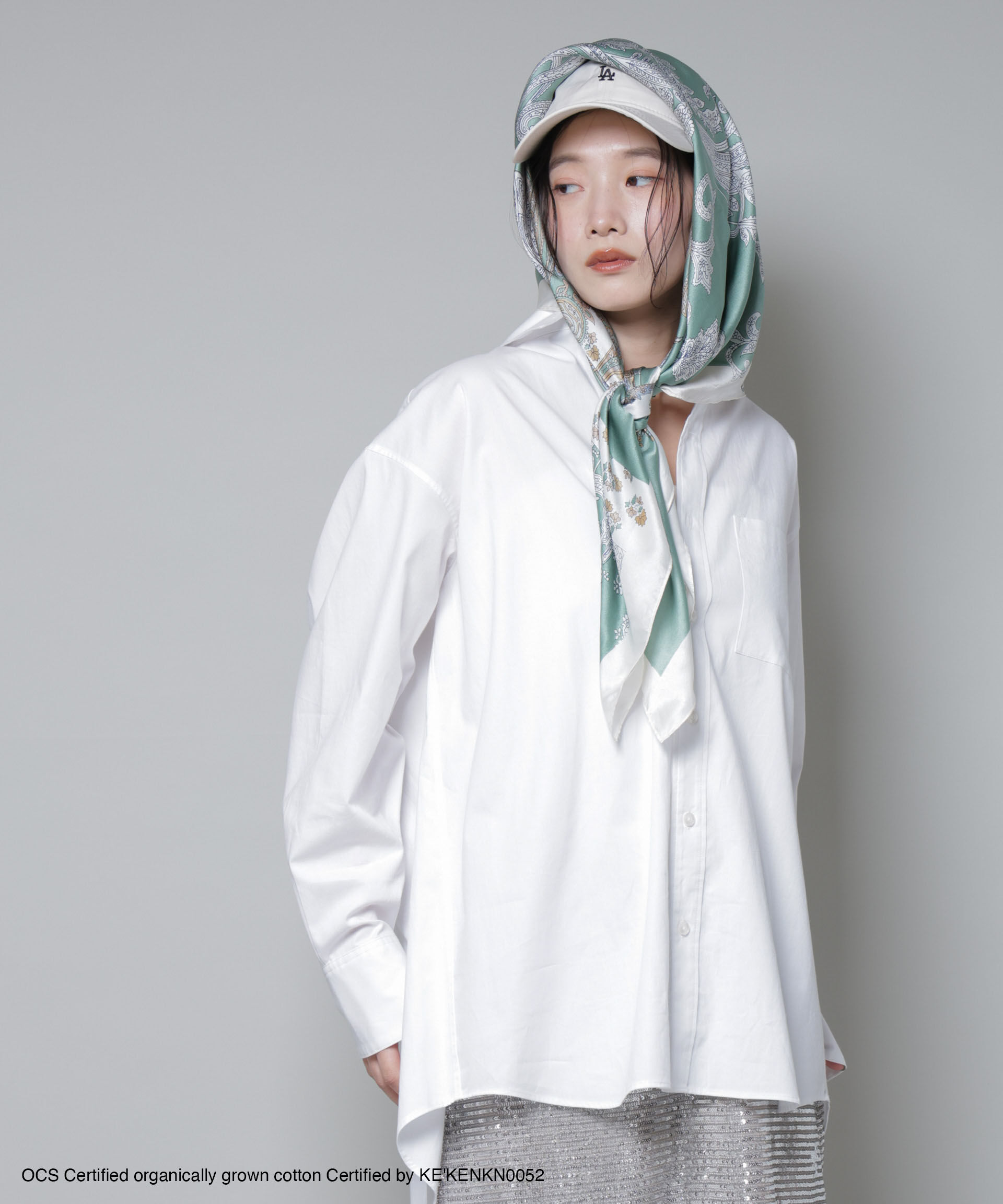 nano･universe「オーガニックコットンオックスフォードシャツ ( OCS )」|シャツ・ブラウス|