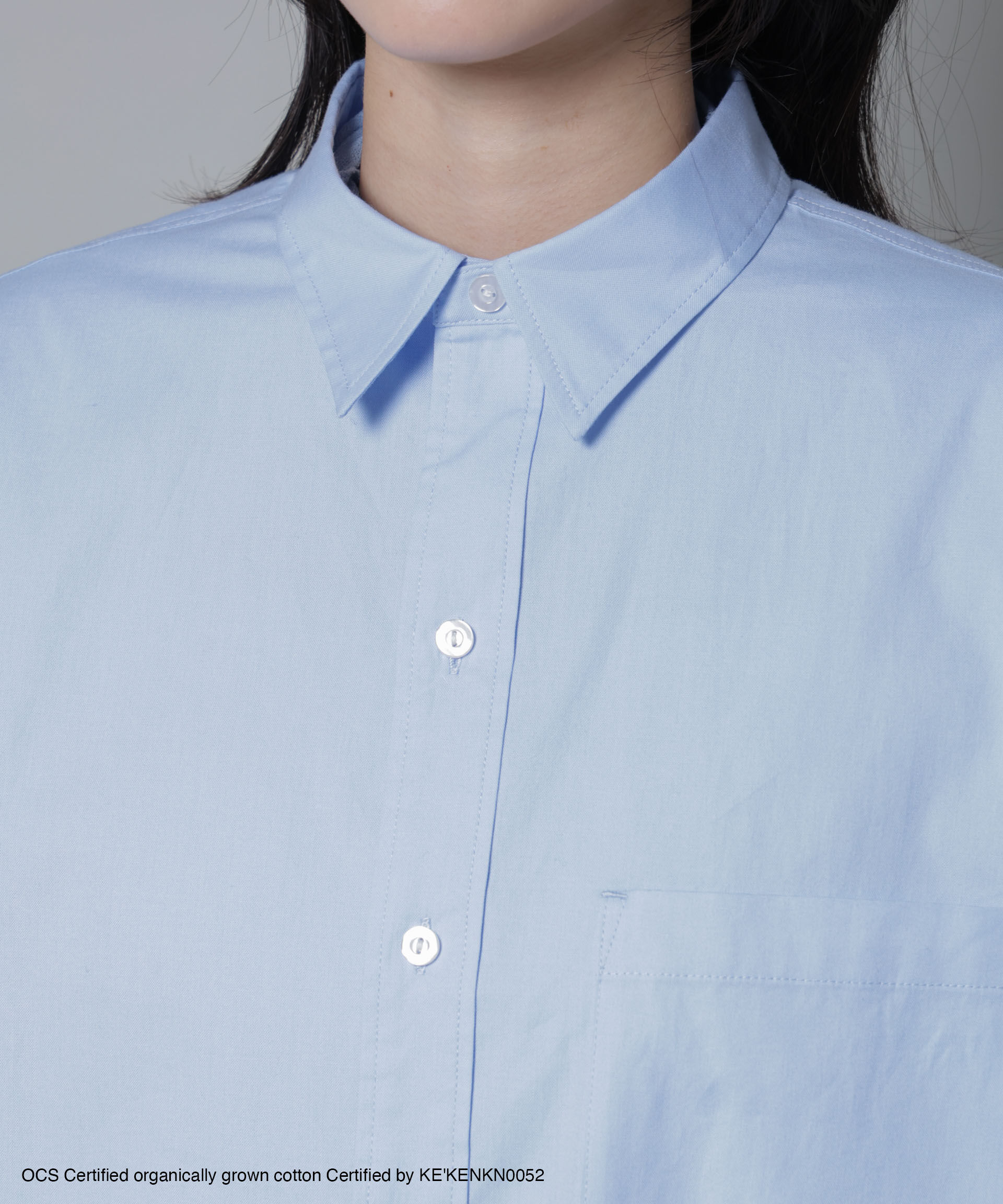 nano･universe「オーガニックコットンオックスフォードシャツ ( OCS )」|シャツ・ブラウス|