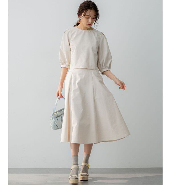 組曲「クロップドフレア セットアップ」|スーツ|