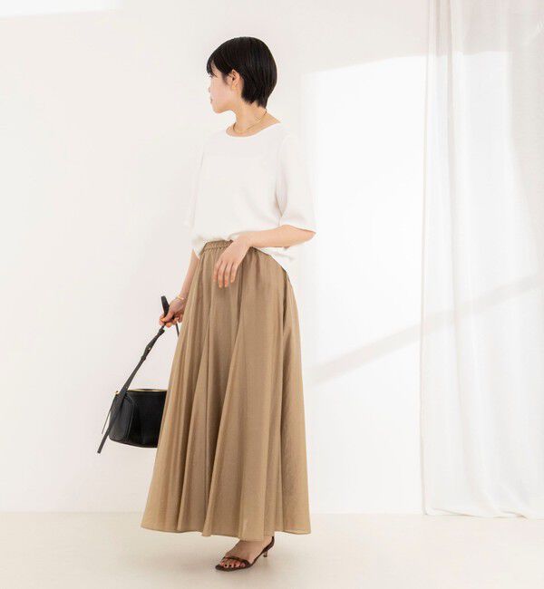 NOLLEY'S sophi「ウォッシャブルダブルクロスＴブラウス」|シャツ・ブラウス|