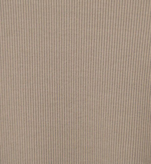 Rie Miller「ウォッシャブルアシンメトリー2WAYリブTシャツ」|Tシャツ・カットソー|