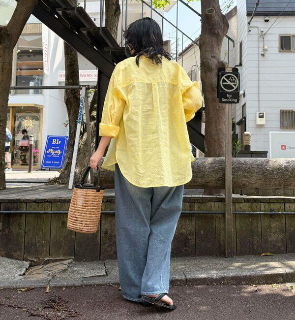 fredy emue「ラミーバンドカラーシャツ」|シャツ・ブラウス|