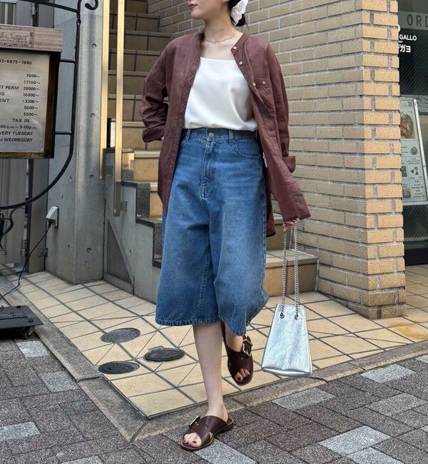 fredy emue「ラミーバンドカラーシャツ」|シャツ・ブラウス|