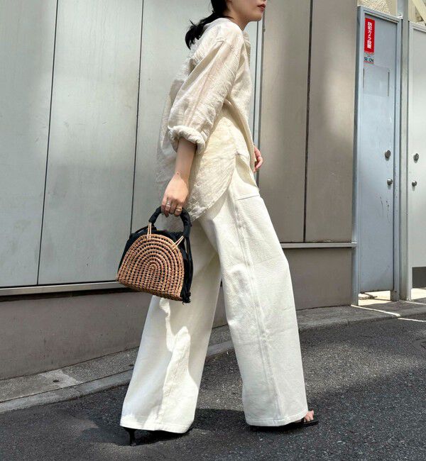 fredy emue「ラミーバンドカラーシャツ」|シャツ・ブラウス|