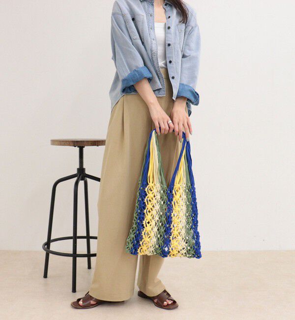 fredy emue「Tヤーンハンモックトートバッグ」|トートバッグ|イエロー系その他