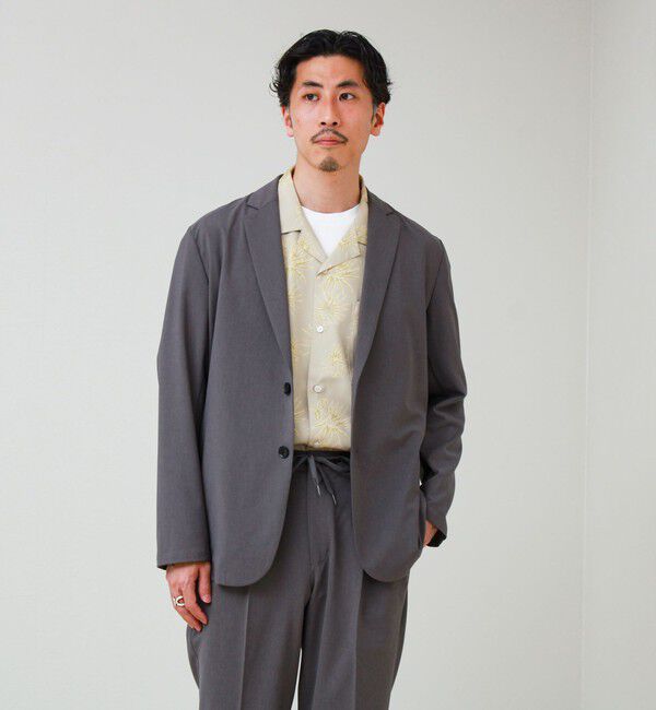 GLOSTER「【COOLMAX/セットアップ着用可能】ポリトロテーラードジャケット」|テーラードジャケット|