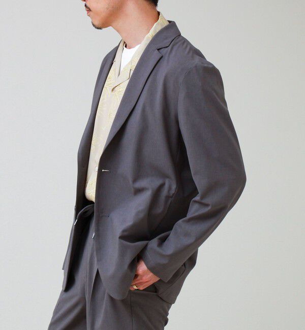 GLOSTER「【COOLMAX/セットアップ着用可能】ポリトロテーラードジャケット」|テーラードジャケット|