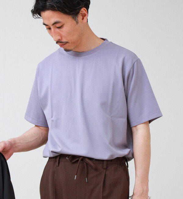 GLOSTER「【抗菌防臭/ビジカジ対応】ポンチ素材 ジャケＴ」|Tシャツ・カットソー|