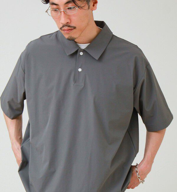 GLOSTER「【接触冷感/セットアップ着用可能】SoftCool ポロシャツ」|ポロシャツ|