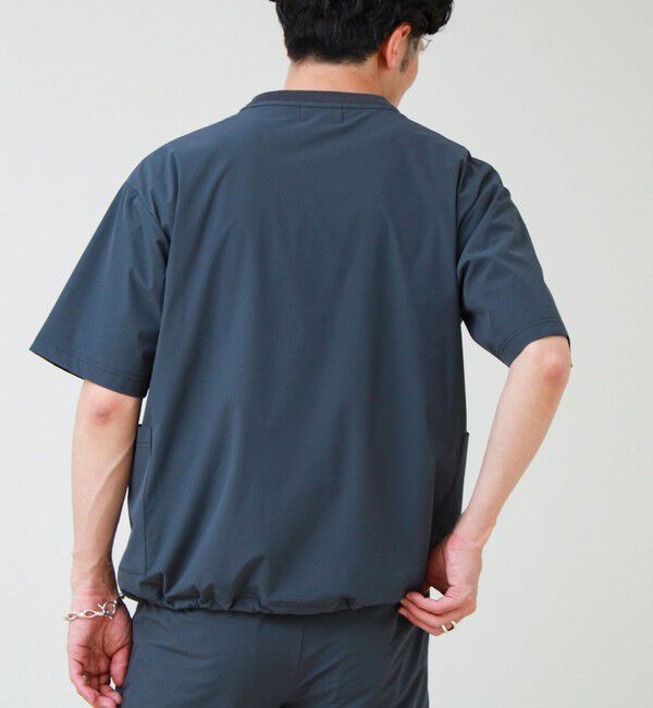 GLOSTER「【接触冷感/セットアップ着用可能】SoftCool サイドポケットTシャツ」|Tシャツ・カットソー|