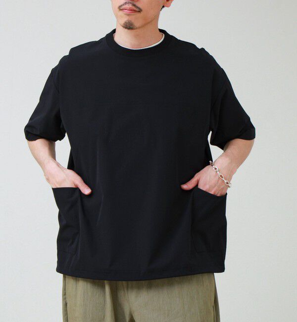 GLOSTER「【接触冷感/セットアップ着用可能】SoftCool サイドポケットTシャツ」|Tシャツ・カットソー|
