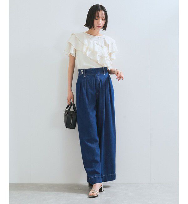 VIS「フリルティアードブラウス」|シャツ・ブラウス|