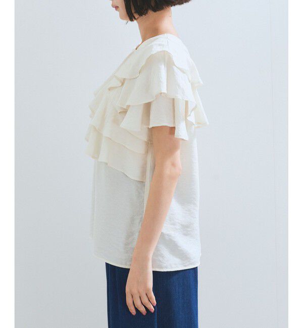 VIS「フリルティアードブラウス」|シャツ・ブラウス|