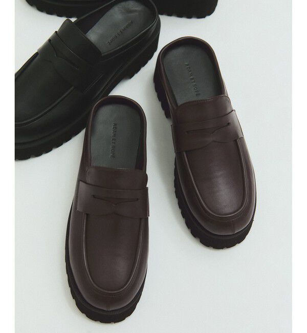 ADAM ET ROPE'「【サステナブル】ラウンドローファークロッグ」|その他|