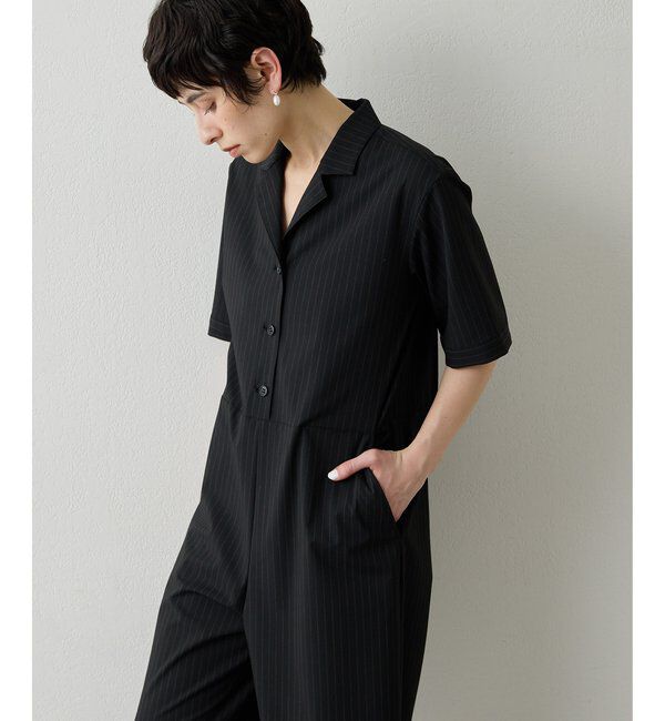 THE PAUSE「【THE PAUSE】ストライプカイキンジャンプスーツ」|ワンピース|