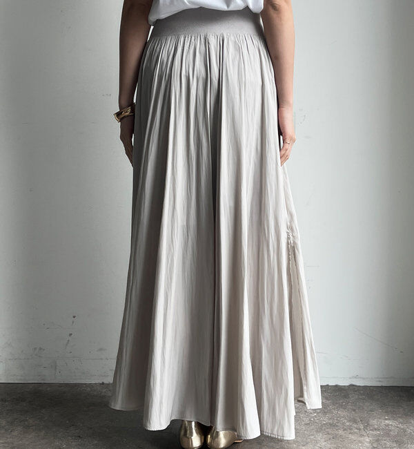  「ウエストリブギャザースカート」|スカート|