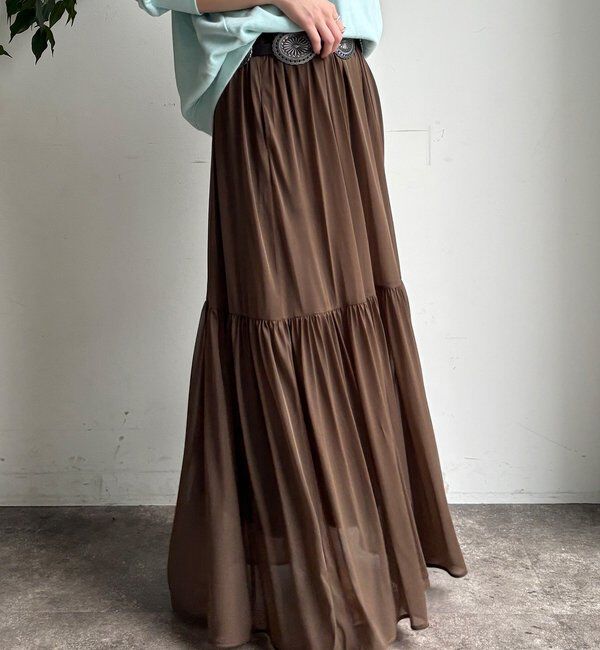  「エアリーギャザースカート」|スカート|