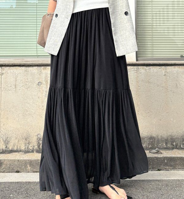  「エアリーギャザースカート」|スカート|