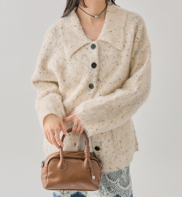  「襟付きポケットカーディガン」|カーディガン|
