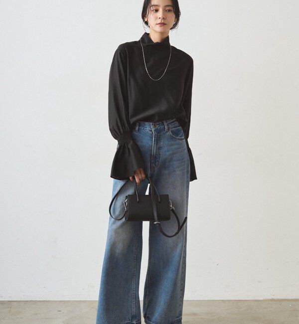  「シアーハイネックブラウス」|シャツ・ブラウス|