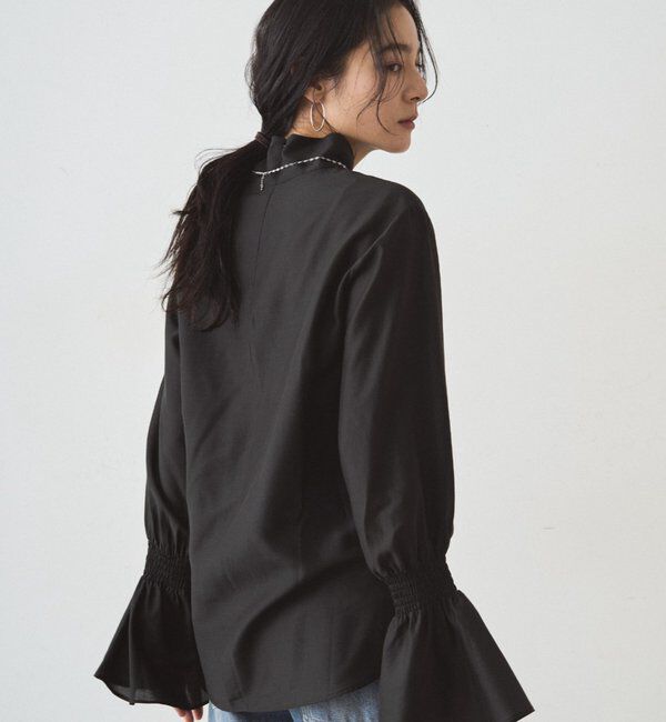  「シアーハイネックブラウス」|シャツ・ブラウス|