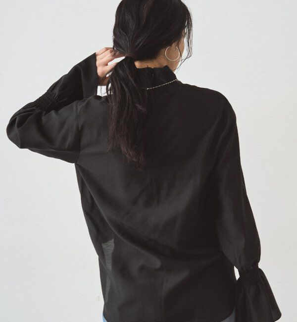  「シアーハイネックブラウス」|シャツ・ブラウス|