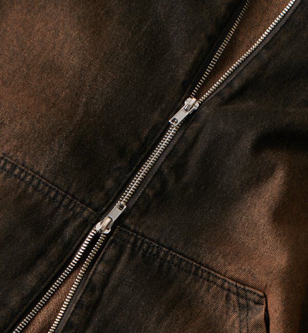  「アイレットスタッズデニムフードブルゾン」|ブルゾン・スタジャン|