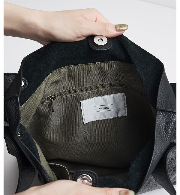 collex「【WEB限定】【BEAURE/ヴュレ】カウレザー 2WAY ハンドル トートバッ」|トートバッグ|