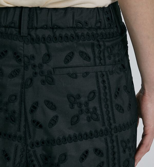 qualite「【セットアップ対応】エンブロイダリーワイドパンツ【予約】」|その他|