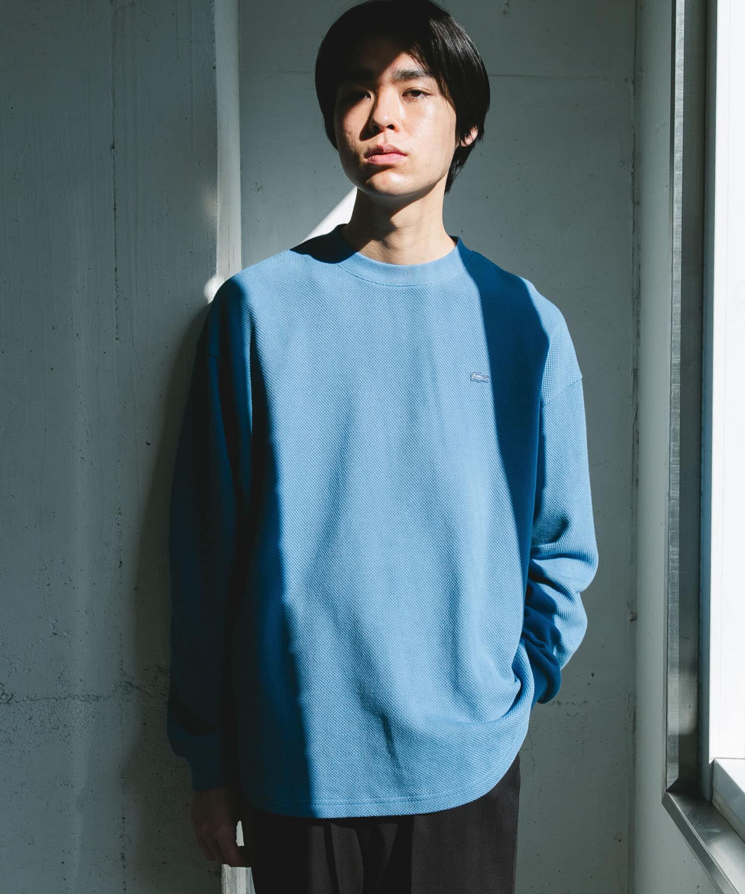 URBAN RESEARCH DOORS「『別注』LACOSTE&times;DOORS　THICK PIQUE ROUND LONG-SLEEVE」|Tシャツ・カットソー|