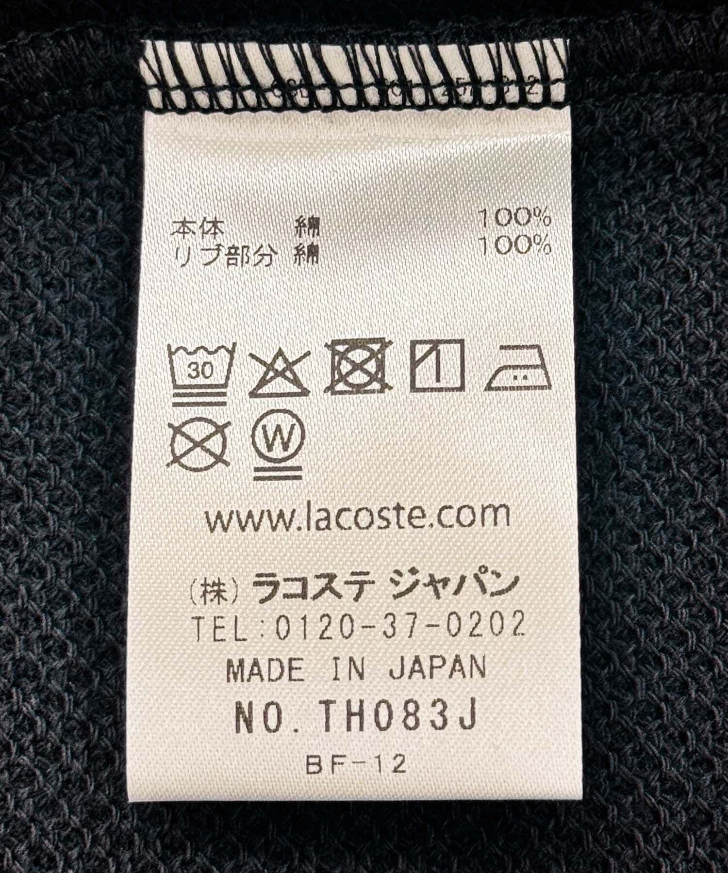 URBAN RESEARCH DOORS「『別注』LACOSTE&times;DOORS　THICK PIQUE ROUND LONG-SLEEVE」|Tシャツ・カットソー|