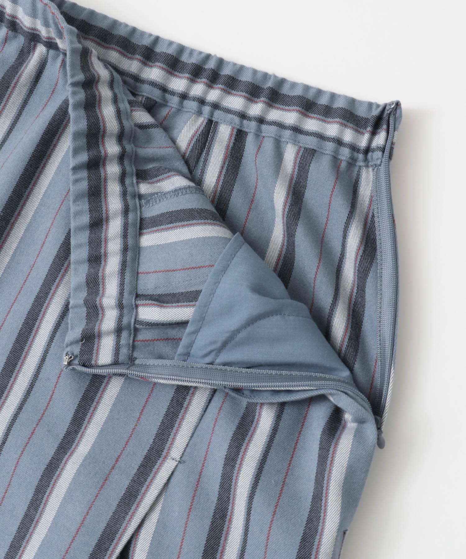  「アシンメトリーヘムストライプスカート&there4;」|スカート|