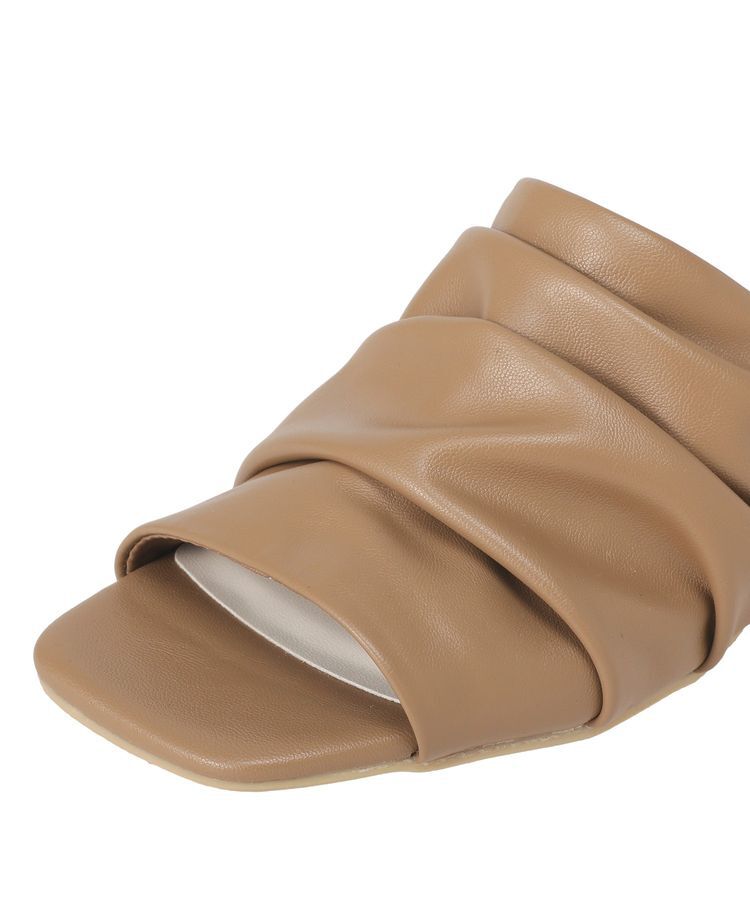 earth music&ecology「ソフトギャザーミュール」|サンダル|