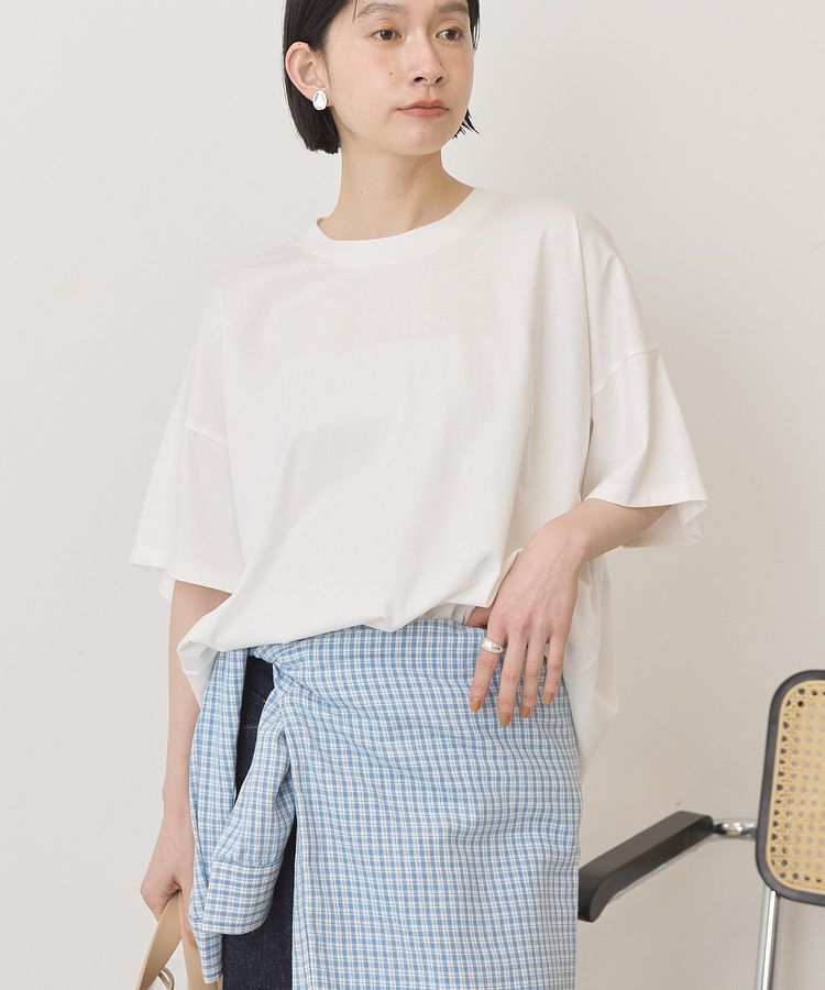 AMERICAN HOLIC「バックギャザーコクーンカットプルオーバー」|Tシャツ・カットソー|