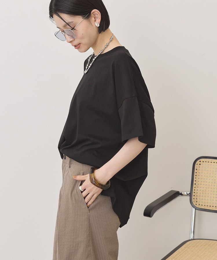 AMERICAN HOLIC「バックギャザーコクーンカットプルオーバー」|Tシャツ・カットソー|