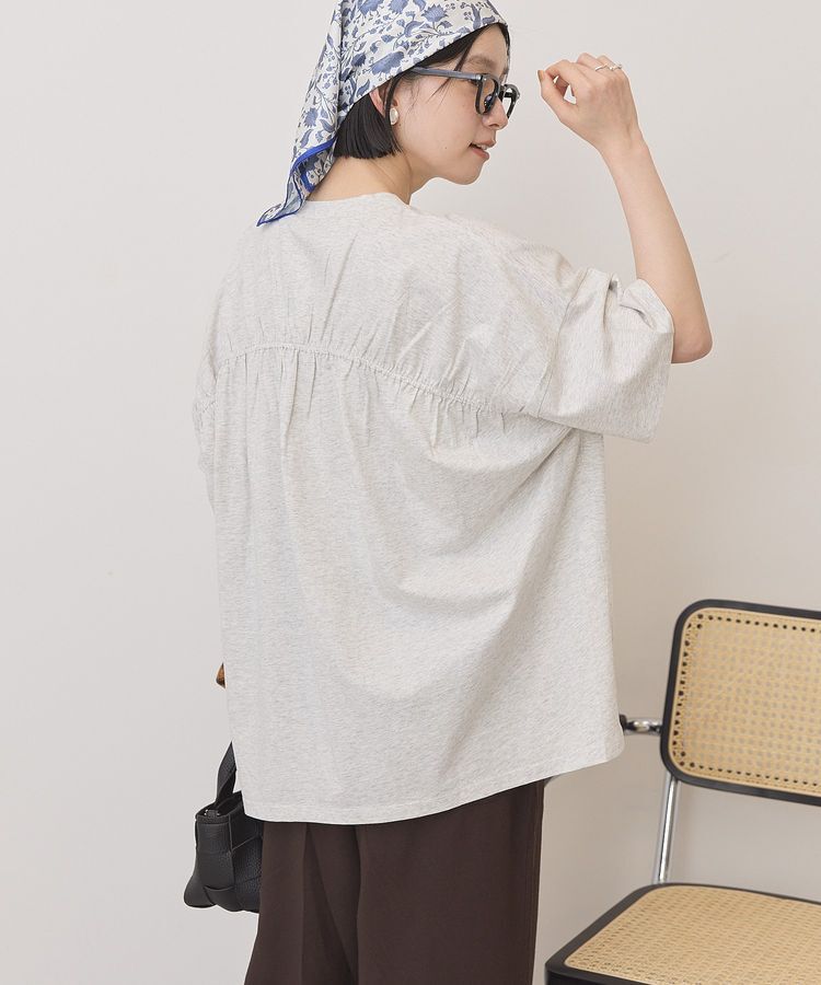 AMERICAN HOLIC「バックギャザーコクーンカットプルオーバー」|Tシャツ・カットソー|Light Gray Mixture