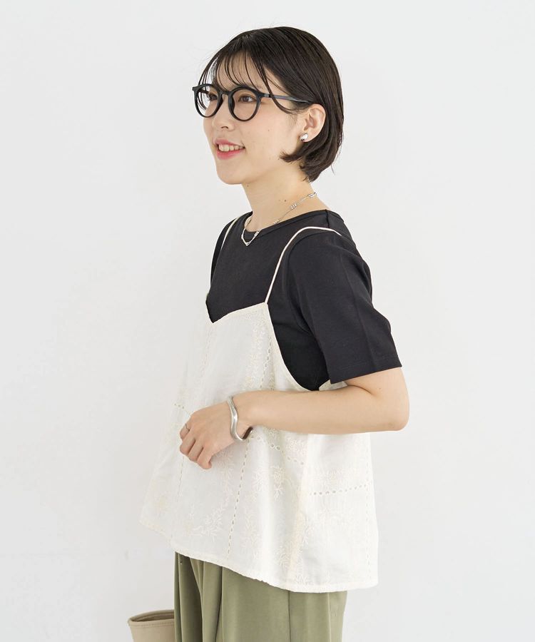 Green Parks「前後2WAYレース刺繍ビスチェ」|ベスト・ジレ|