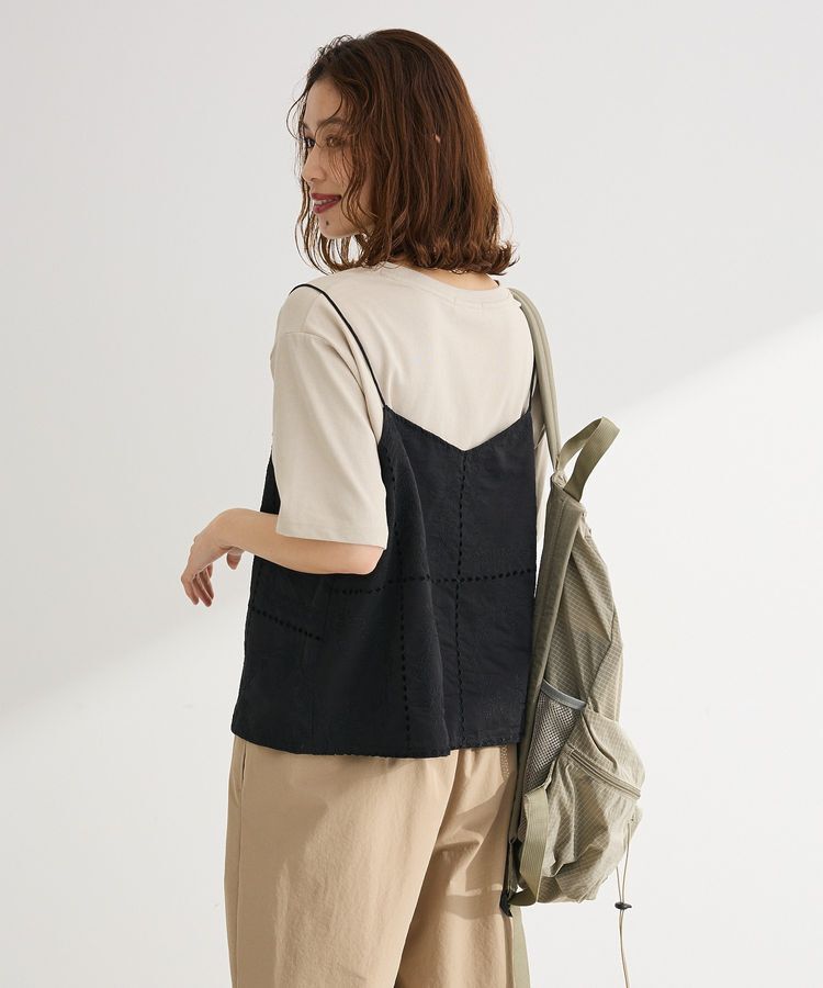 Green Parks「前後2WAYレース刺繍ビスチェ」|ベスト・ジレ|