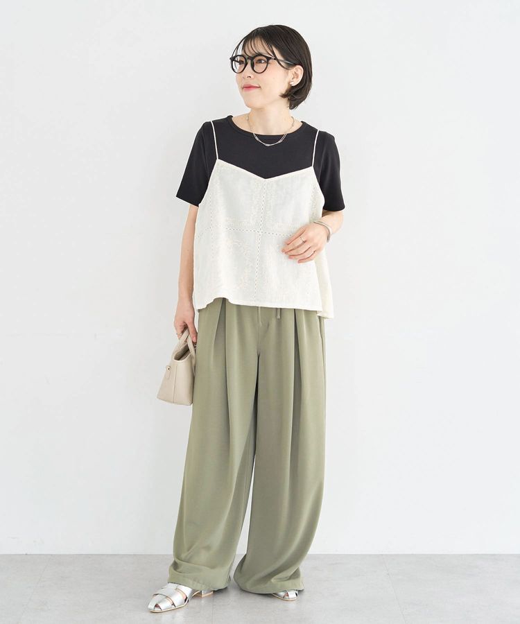 Green Parks「前後2WAYレース刺繍ビスチェ」|ベスト・ジレ|