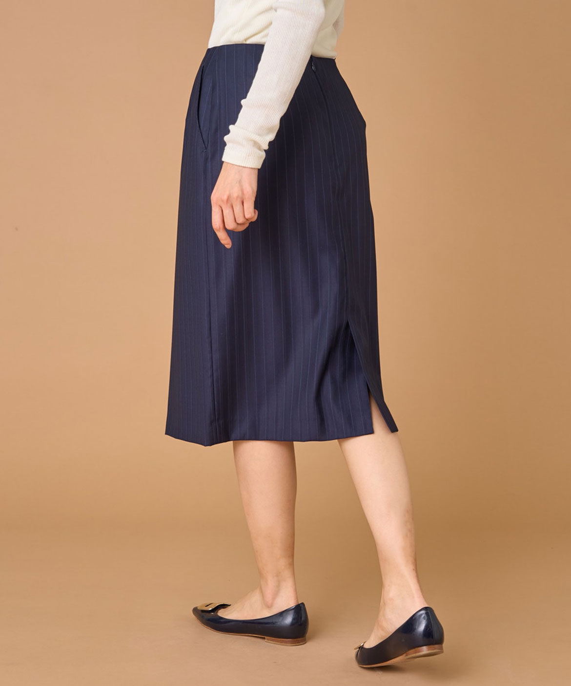 INED「LORO PIANA スカート」|タイト|