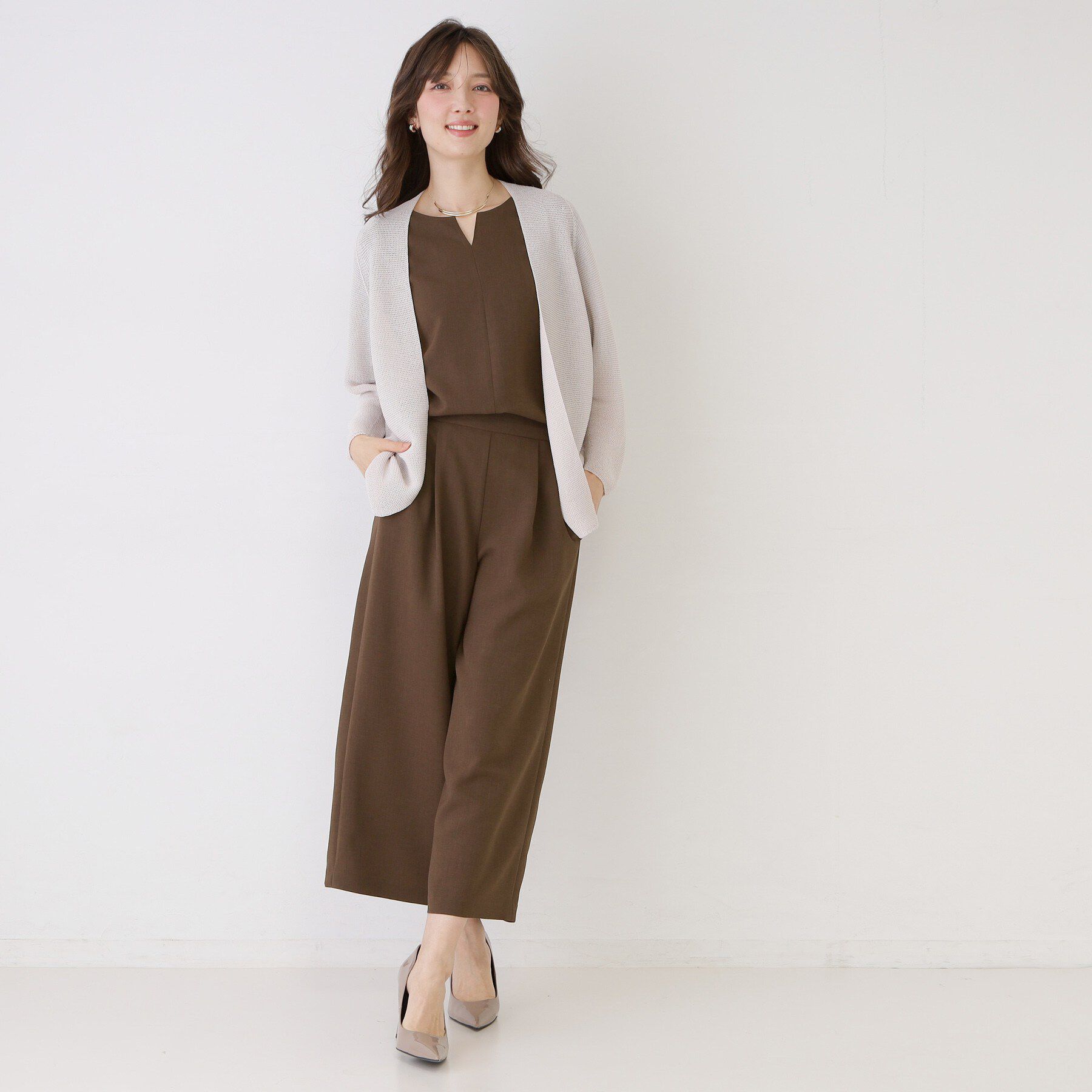 COUP DE CHANCE「【手洗い可／日本製／セットアップ可】ワイドパンツ」|その他|