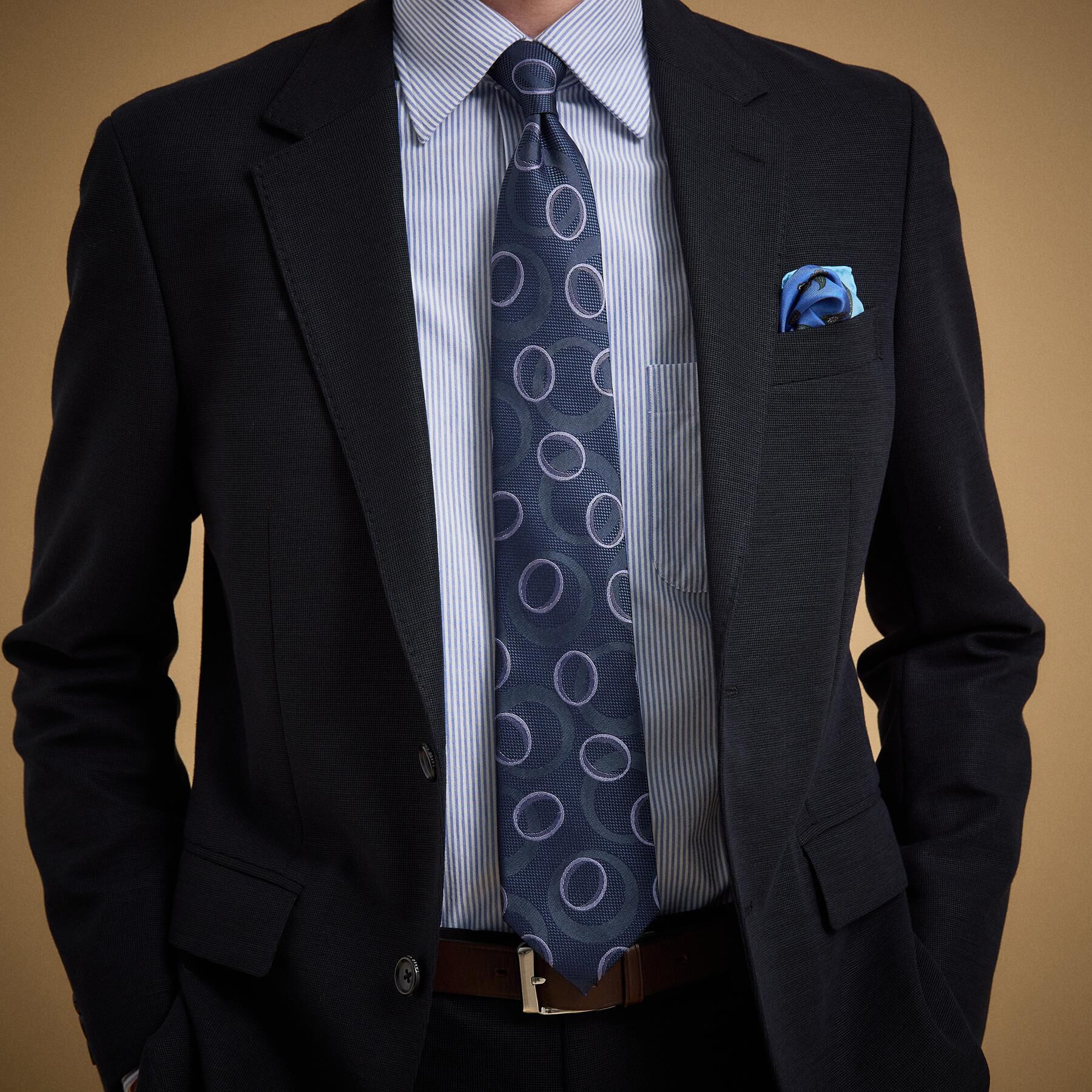 TAKEO KIKUCHI「【縁起の良いネクタイ】PNJ 巴（ともえ）紋ジオメトリックネクタイ」|ネクタイ・蝶ネクタイ|