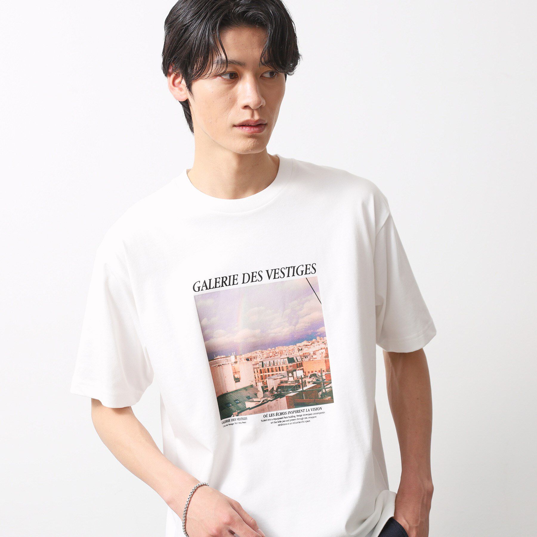 THE SHOP TK「【旅するTシャツ】フォトプリント マシンウォッシャブル／サスティナブル」|Tシャツ・カットソー|オフホワイト(003
