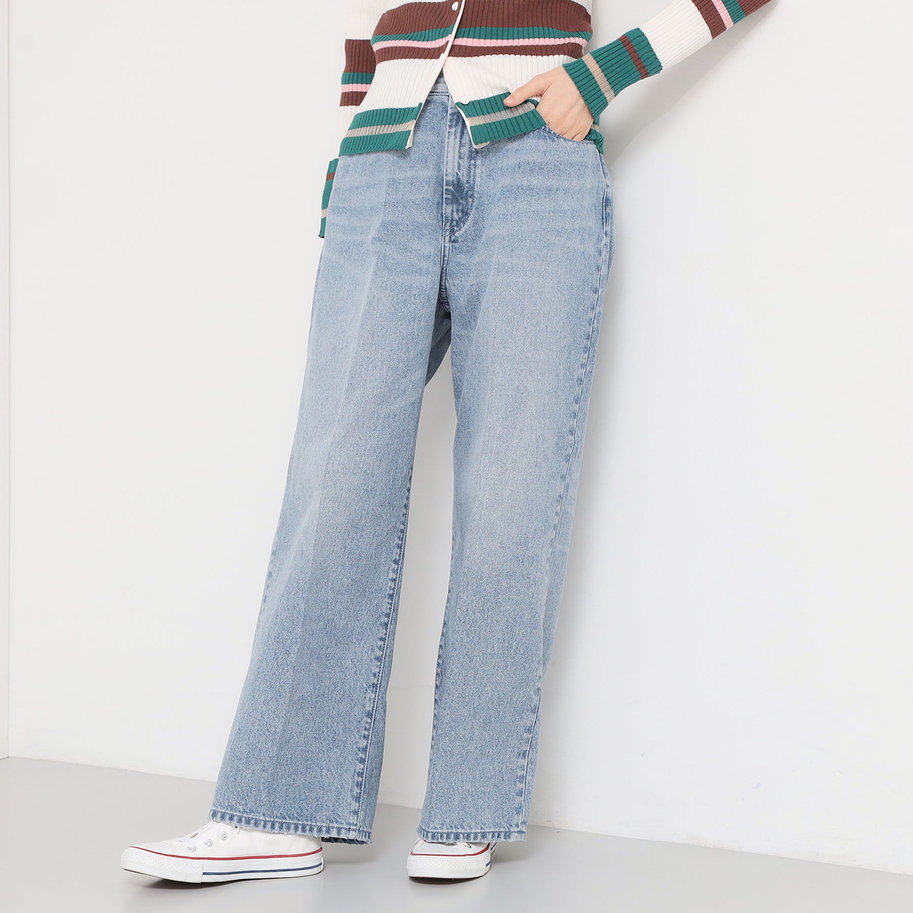 THE SHOP TK「AIBO DENIM ワイド」|デニム|