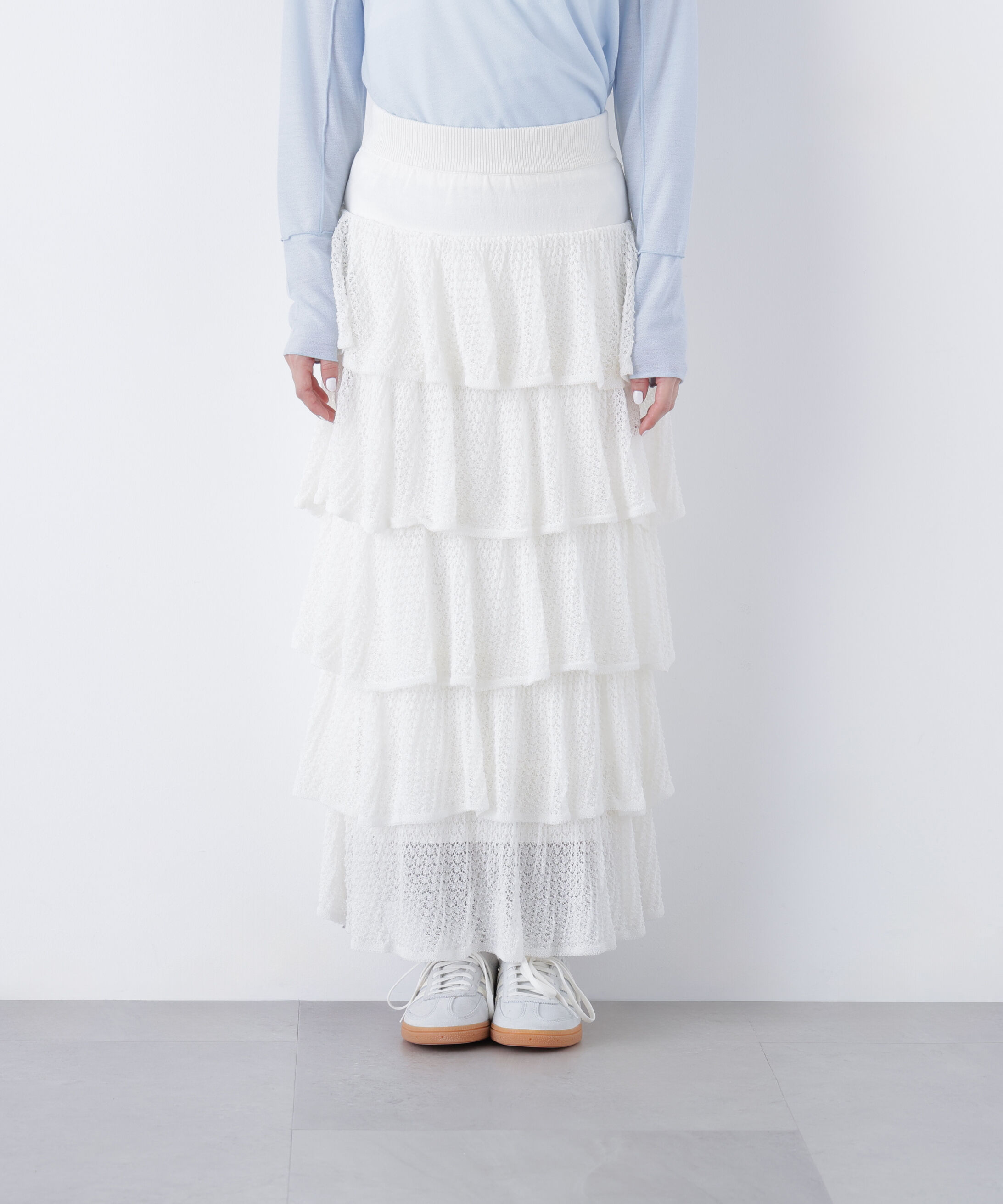  「〈N.〉ティアードニットスカート」|スカート|