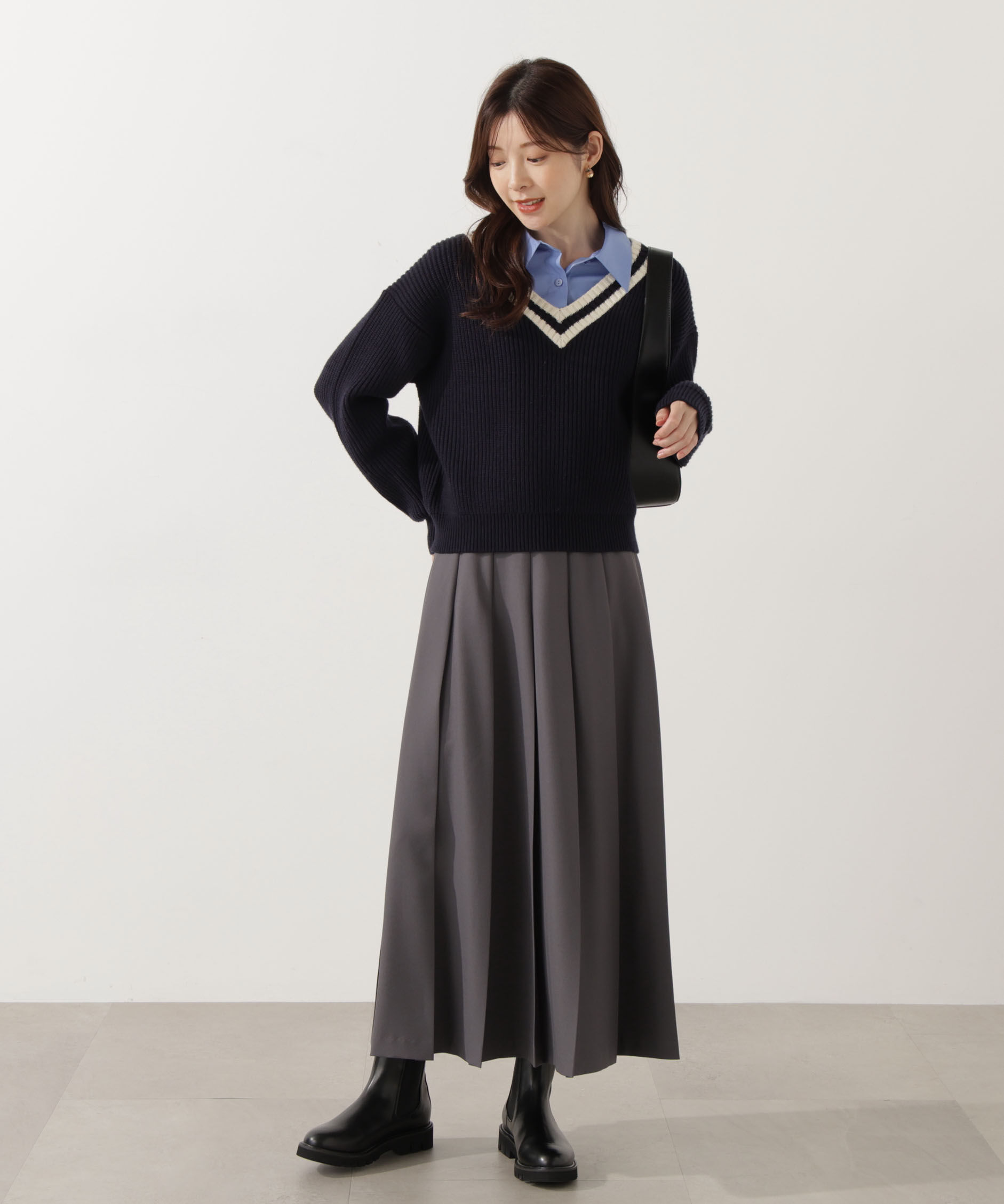 PROPORTION BODY DRESSING「プリーテッドスカート 25AW」|スカート|